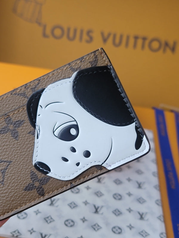 LV Card Holder 11cm Light Brown Monogram Canvas 261842