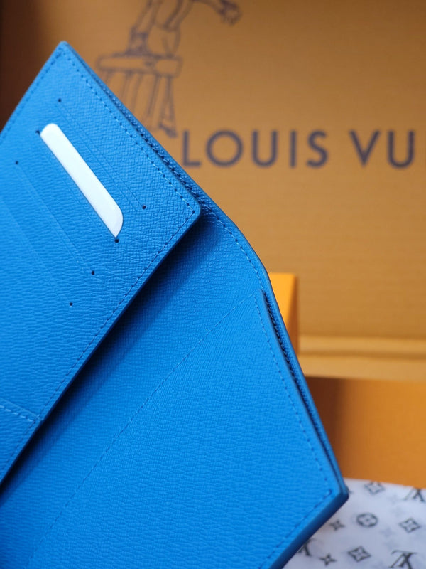 LV Wallet 14cm Blue Monogram Canvas 261846