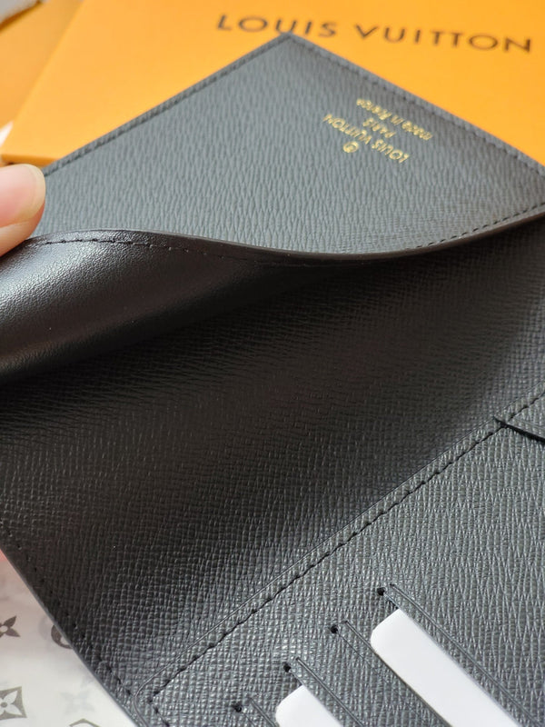 LV Wallet 14cm Black Monogram Canvas 261847