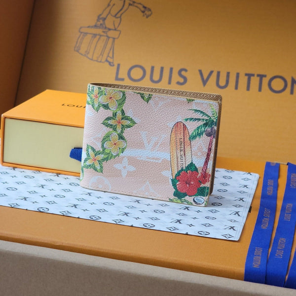 LV Slender Wallet 11cm Blossom Monogram Canvas 261852
