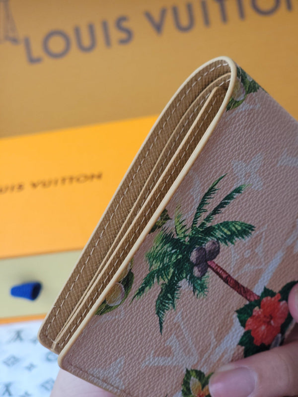 LV Slender Wallet 11cm Blossom Monogram Canvas 261852