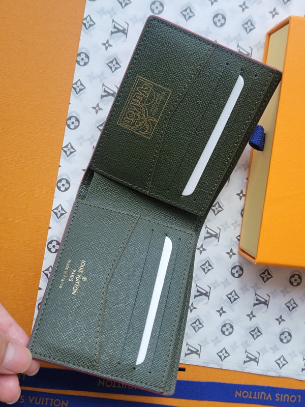 LV Slender Wallet 11cm Pink Monogram Canvas 261853