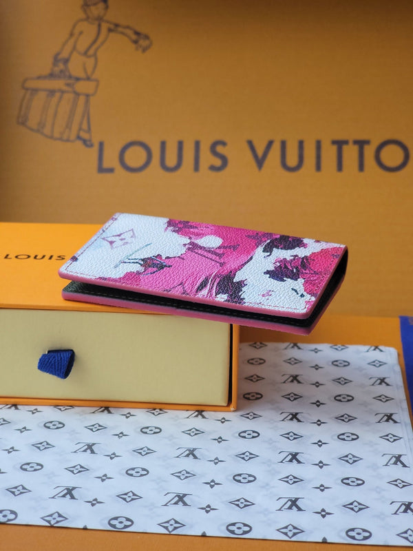 LV Card Holder Pink Monogram Canvas 261856