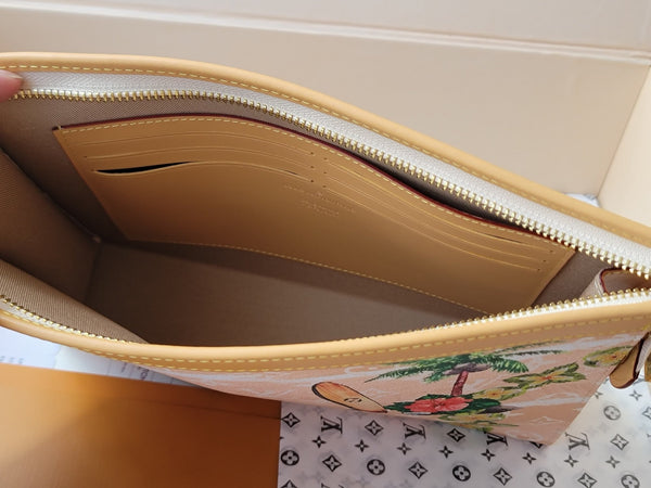 LV Pochette Voyage Clutch Handbag Monogram Canvas 261864