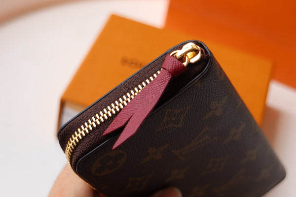 LV Clemence Wallet Dark Brown Monogram Canvas 261869