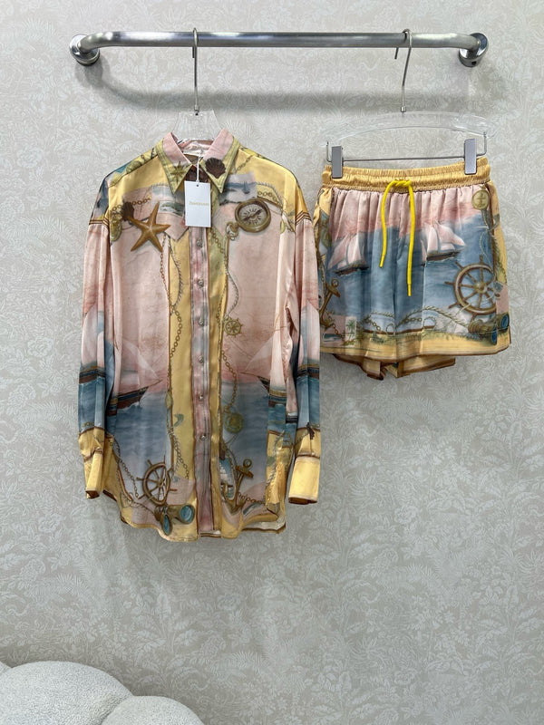 Zimmermann 25 Top and Shorts Set 366