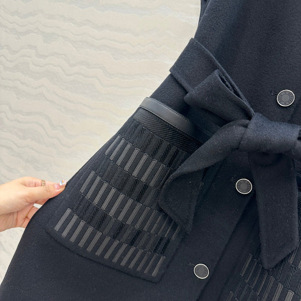 HM 25S Jacket in Black Wool 295761