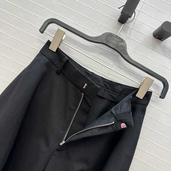 BV Skirt in Black Cotton