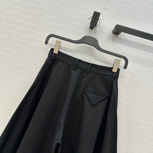 BV Skirt in Black Cotton