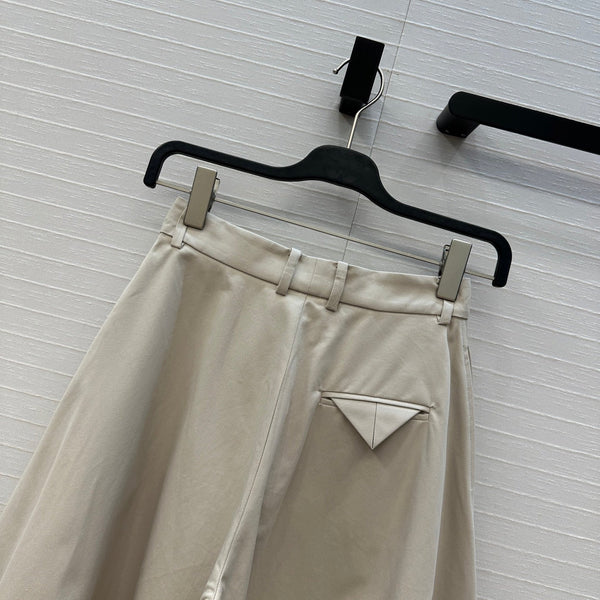 BV Skirt in Ivory White Cotton