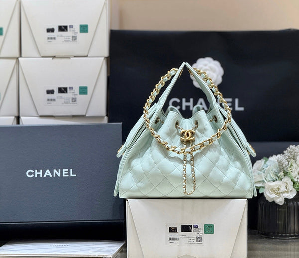 CC 25S Hobo Bag 30 Mint Green Calfskin