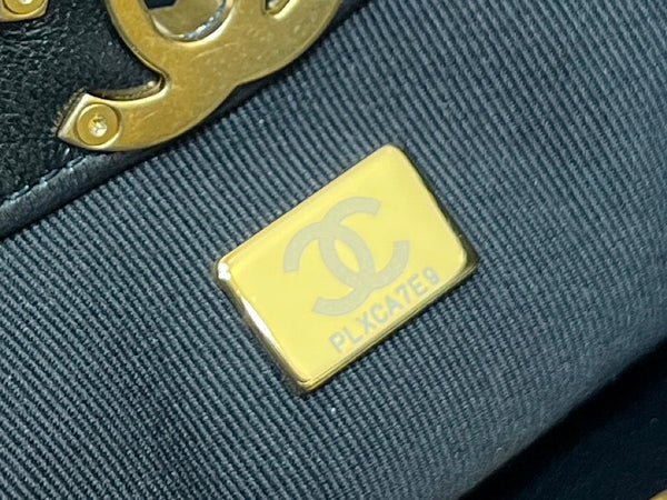 CC 25P Mini 31 Bag in Black Lambskin and Suede