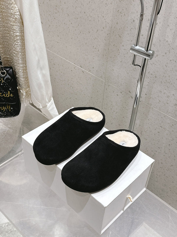 The Row Sandal Black Cowhide 334158