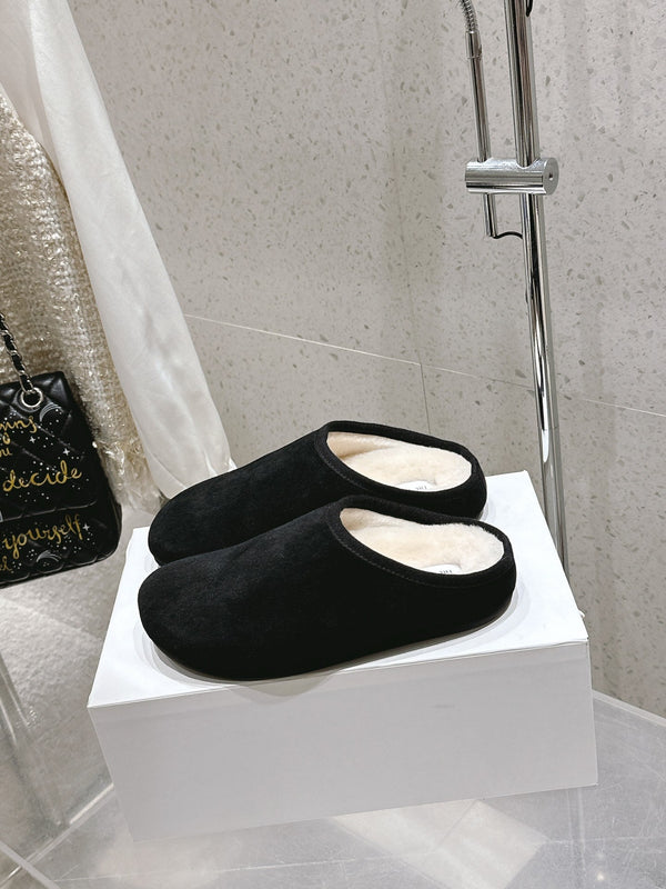 The Row Sandal Black Cowhide 334158