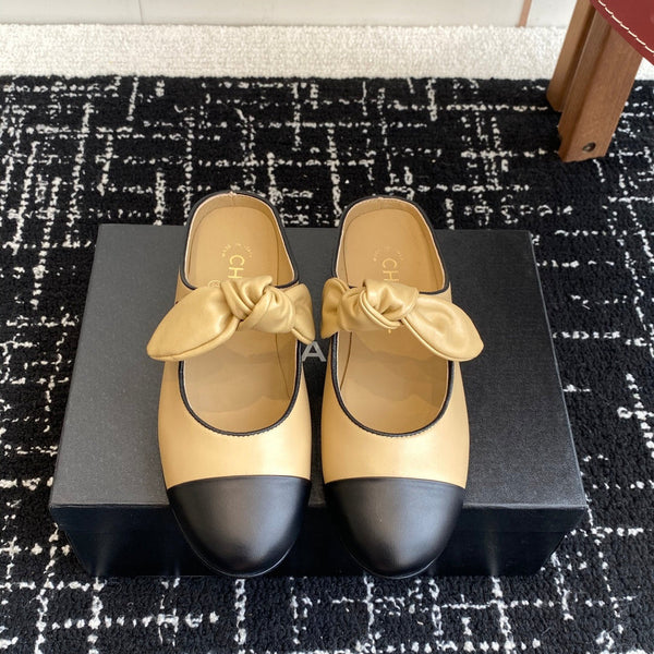 CC 25SS Mary Jane Slippers Beige Sheepskin 473430