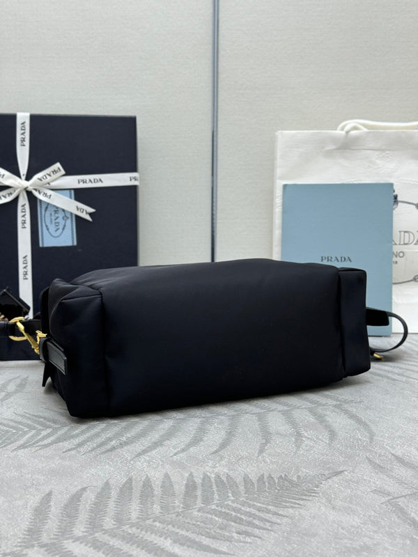 Pra Explorer Bag 32cm Black Nylon and Calfskin 267408