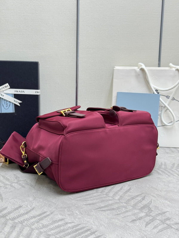 Pra Classic Large Backpack Red Nylon 267172