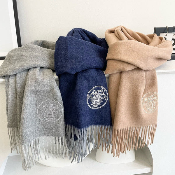 HM 25 200cm Scarf Gray Cashmere 825630