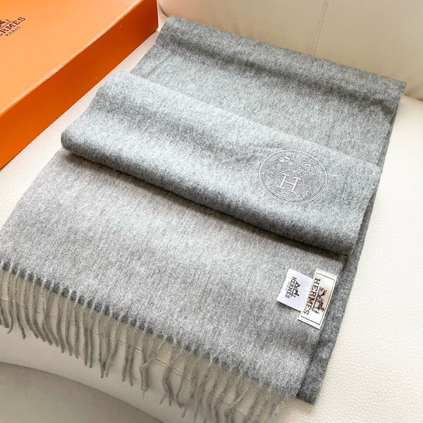 HM 25 200cm Scarf Gray Cashmere 825630