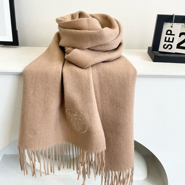 HM 25 200cm Scarf Beige Cashmere 825629