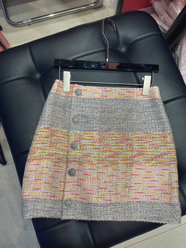 CC 25Ss Suit Jacket and Skirt Colorful Cotton