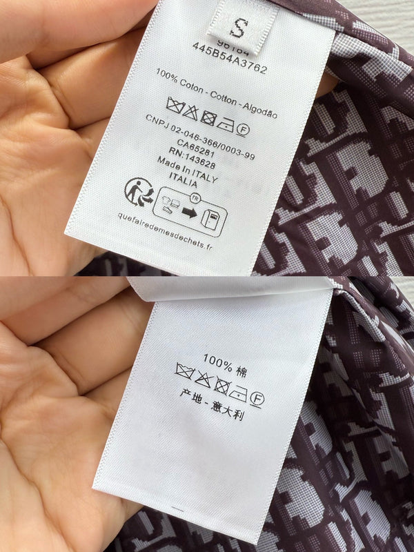 CD 25SS Long Trench Coat Black Cotton 306563