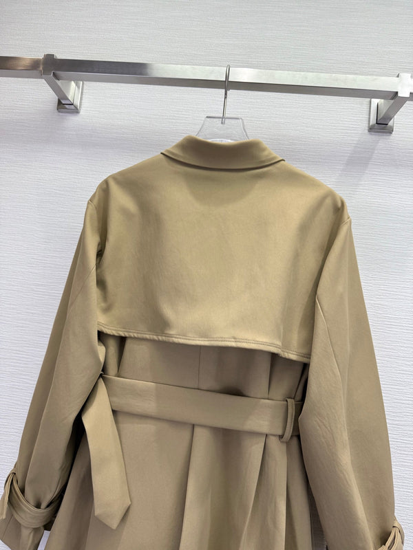 CD 25SS Long Trench Coat Beige Cotton 306561