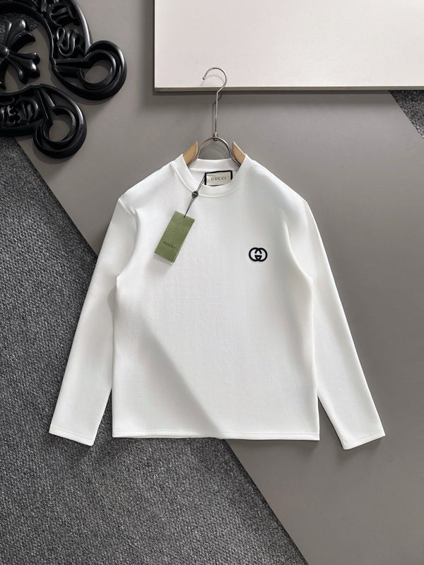 Gucci 25 Long-Sleeved T-shirt White Cotton 108754