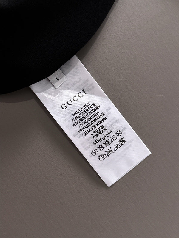 Gucci 25 Long-Sleeved T-shirt Black Cotton 108753