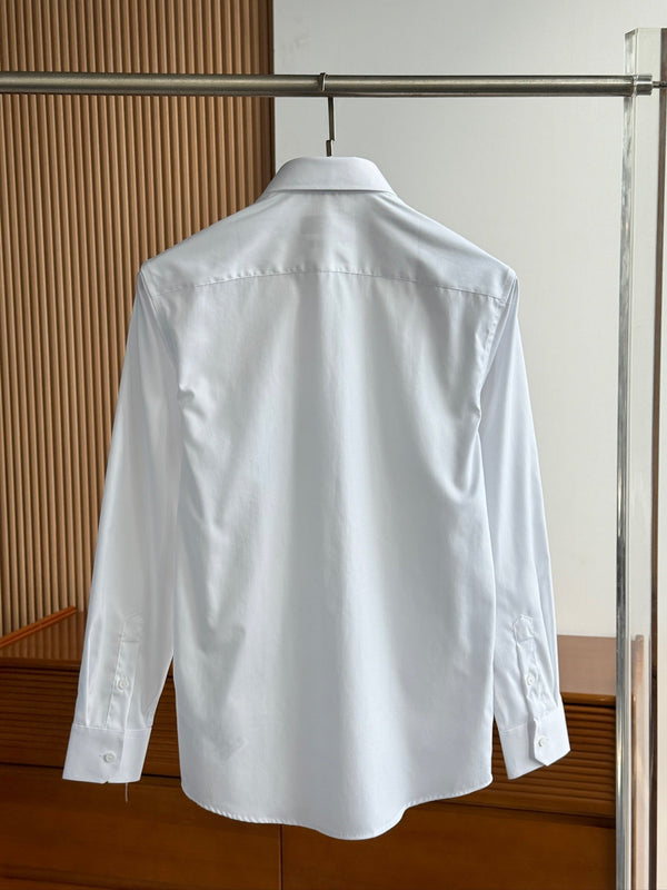 Gucci 25Ss Business Shirt 100s Double-Ply Premium Oxford Fabric White 108567