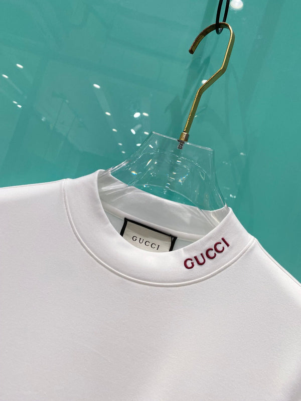 Gucci 25 Velvet Micro-Plush Half-Turtleneck Bottoming Shirt 106329