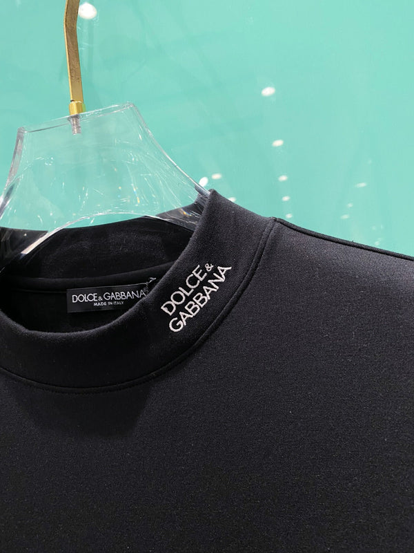 Gucci 25 Velvet Micro-Plush Half-Turtleneck Bottoming Shirt 106327