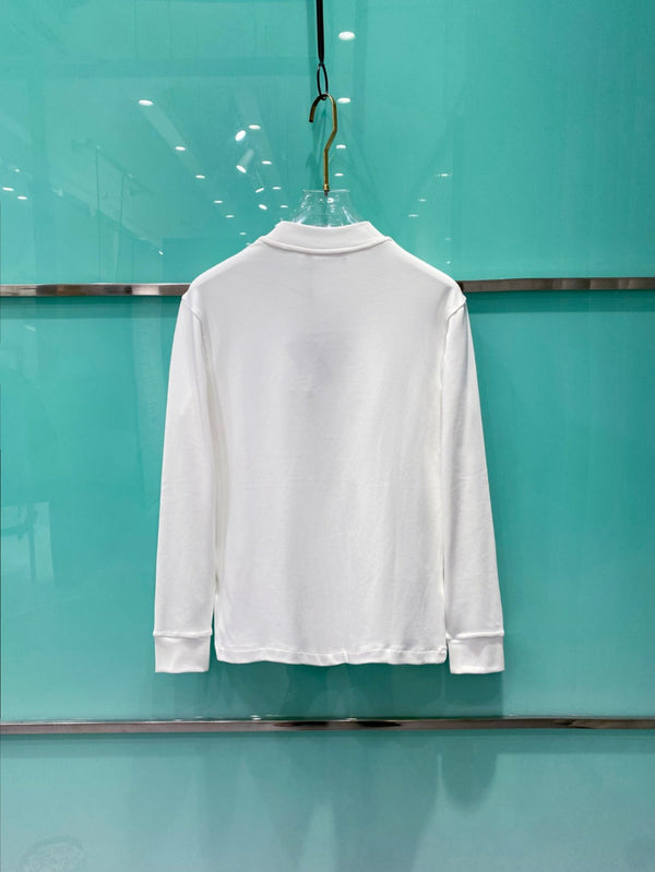 Gucci 25 Velvet Micro-Plush Half-Turtleneck Bottoming Shirt 106326