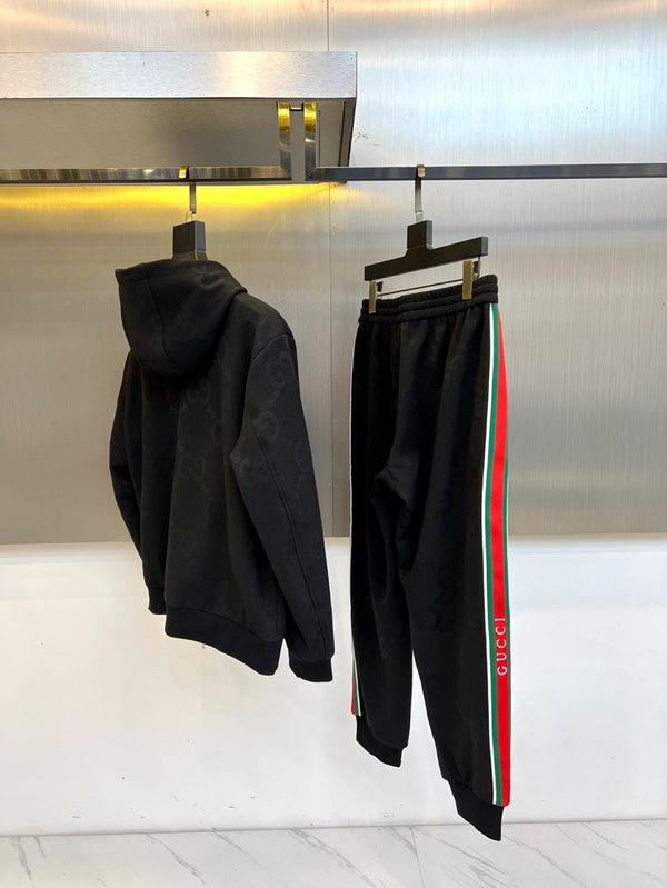 Gucci 25 Sport Hooded Zip-up Jacket and Trousers Suit 103966