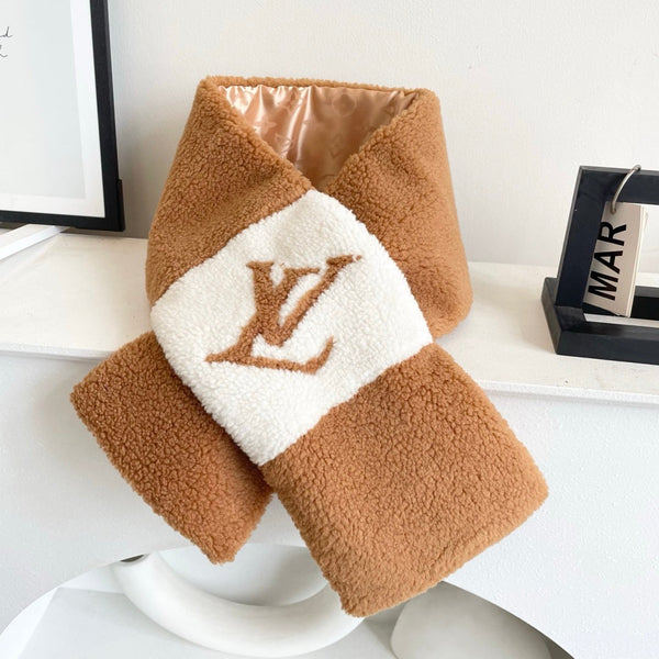 LV Shearling Teddy Scarf 839753