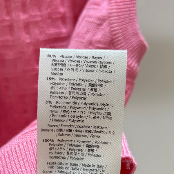 Fendi Letter Jacquard Viscose Vest