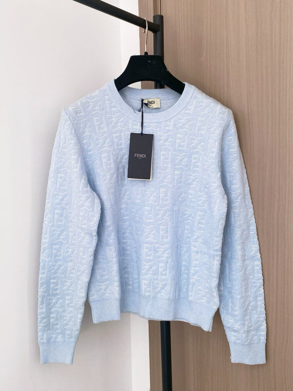 Fendi 25SS Monogram Long Sleeves Sweater