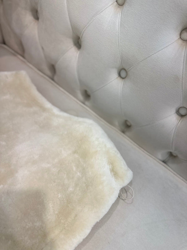 Fendi 25AW Merino Shearling White Vest