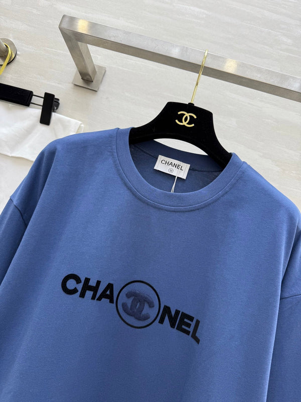 CC 25 Fake Two-Piece Design Long-Sleeved Sweater