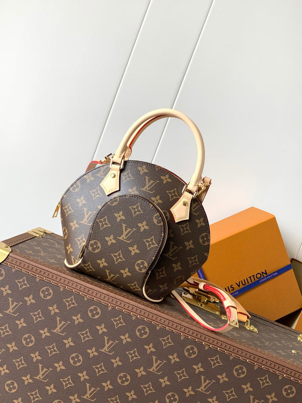 LV Small Ellipse Monogram Canvas Bag 126841