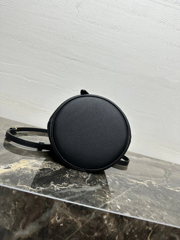 Celin Teen Clara Bag Black Grained Calfskin 131625