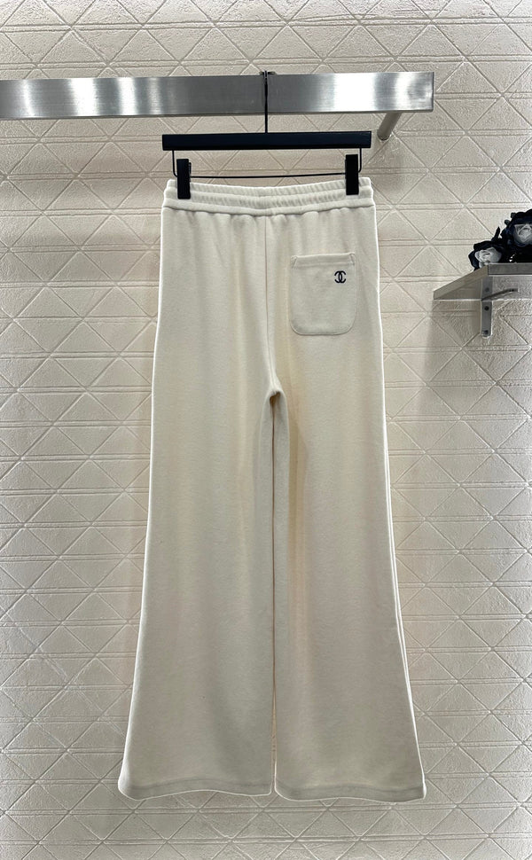 CC 25 Jacket and Pants Set White Viscose and Polyester