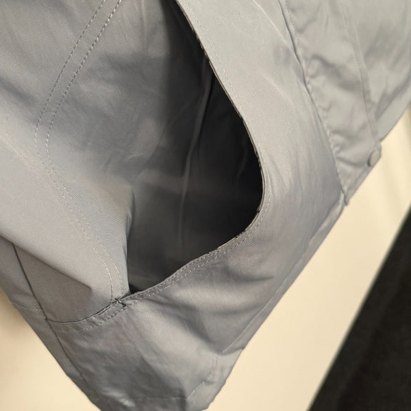 CC Logo Embroidered Long-sleeved Hooded Zipper Windbreaker Jacket