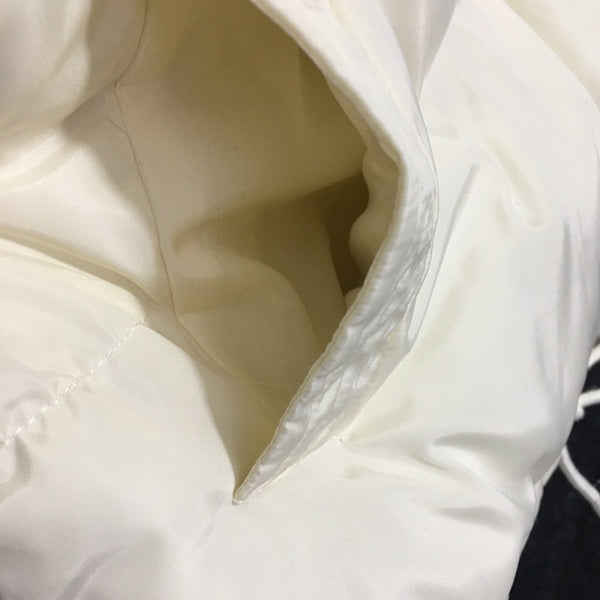 CC Logo Embroidered Letters Ribbon Stitching Long-Sleeved Hooded Cotton Jacket