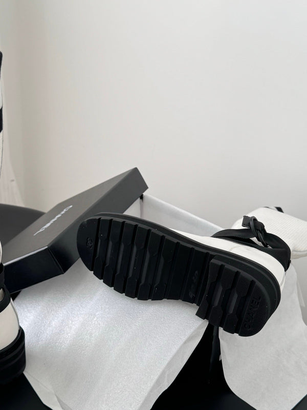 CC 25K High Sock Boots White Flyknit 507998