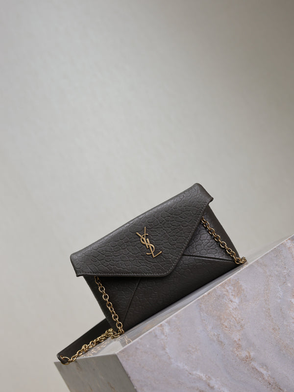 Cassandre Mini Bag 19cm Chocolate Lambskin GHW