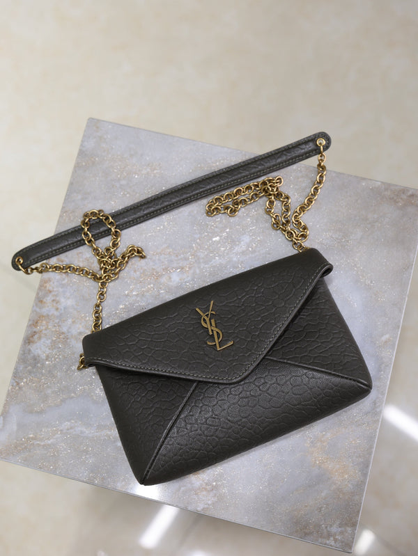 Cassandre Mini Bag 19cm Chocolate Lambskin GHW