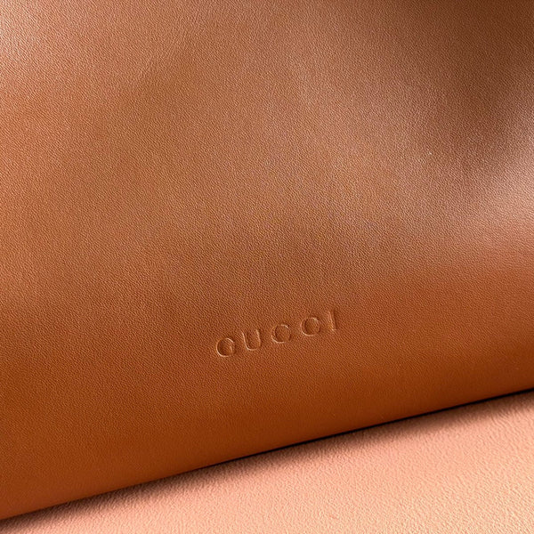 GG 25FW Beatrix Handbag 35cm Brown Calfskin GHW