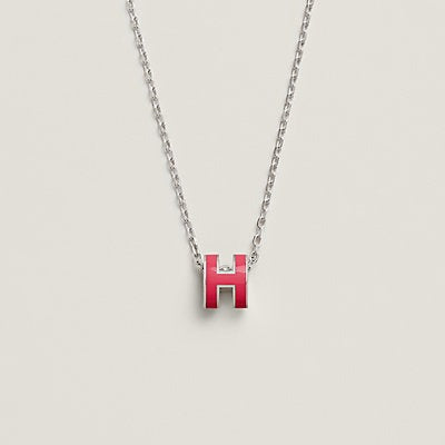 H NECKLACE PINK