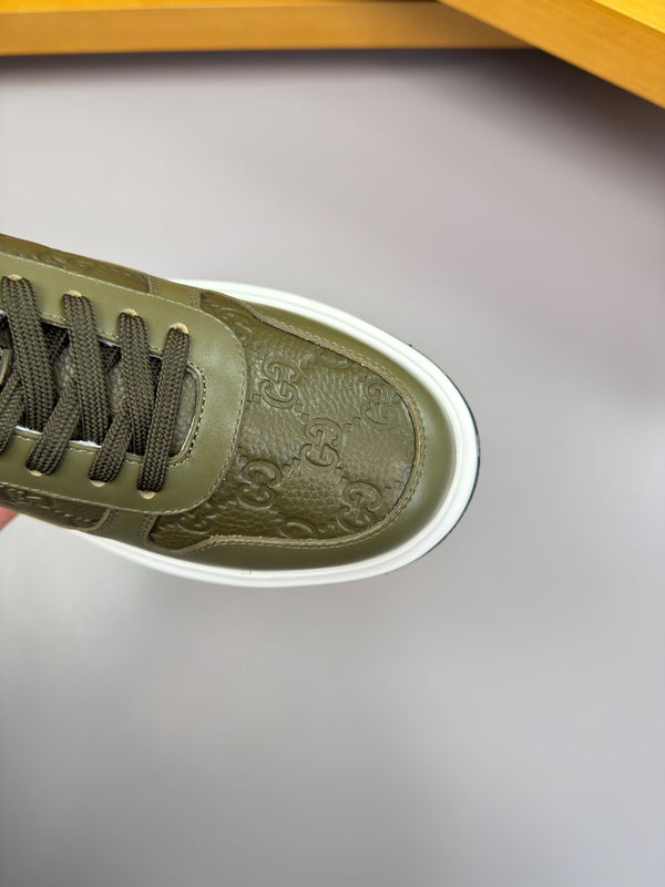 GG SNEAKER GREEN NAPPA LEATHER 194569